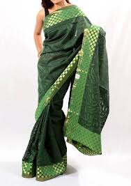 Manufacturers Exporters and Wholesale Suppliers of Cotton Rich Pallu Chanderi Booti Mau Uttar Pradesh